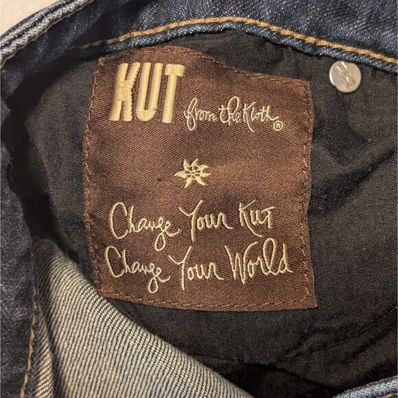 Kut from the Kloth Wm Size 6 Catherine Boyfriend Denim Jeans Cotton Medium Wash - Picture 12 of 12